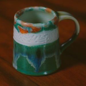 reactive glaze mug | studio art pottery